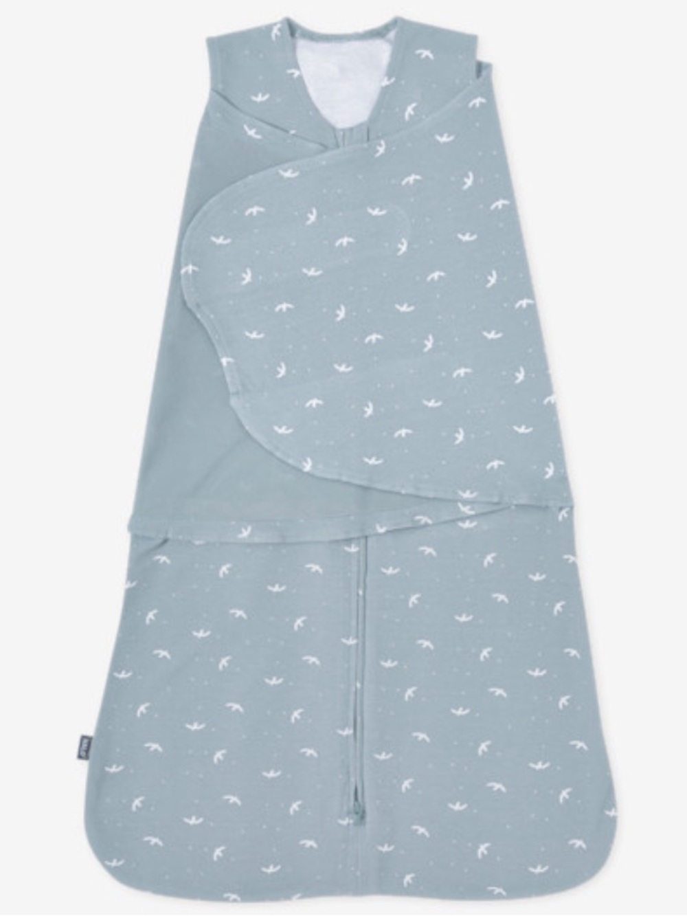 Halo Cotton Sleepsack 3-Way Swaddle, TOG 1.5, Birds, Newborn 0-3 Month